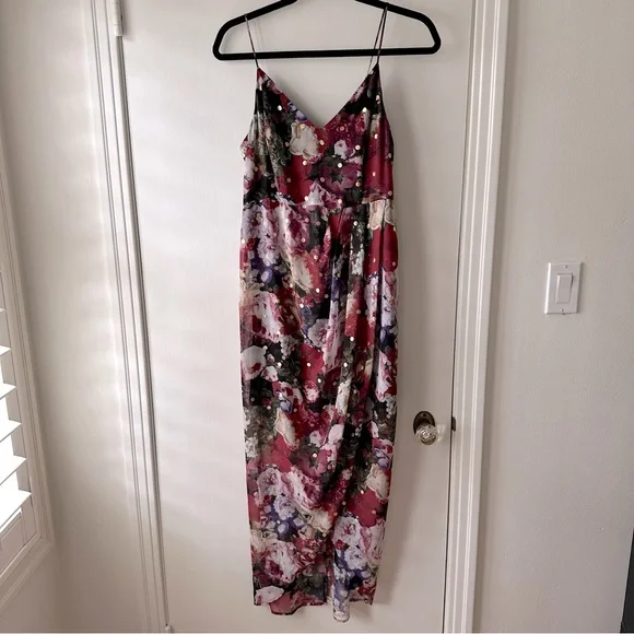 Express | Dresses | Express Floral And Gold Dot Dress | Poshmark Express | Dresses | Express Floral And Gold Dot Dress | Poshmark